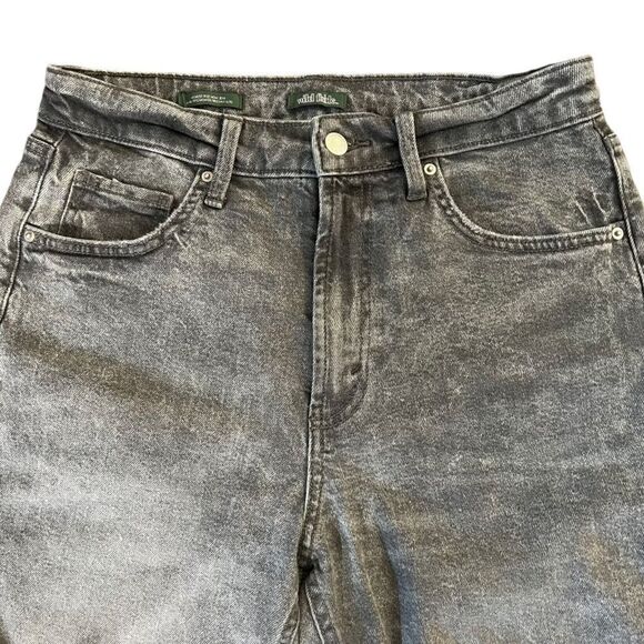 WILD Fable Highest Rise Distressed Busted Knee Stretch Denim Boyfriend Mom Jeans - Picture 3 of 7